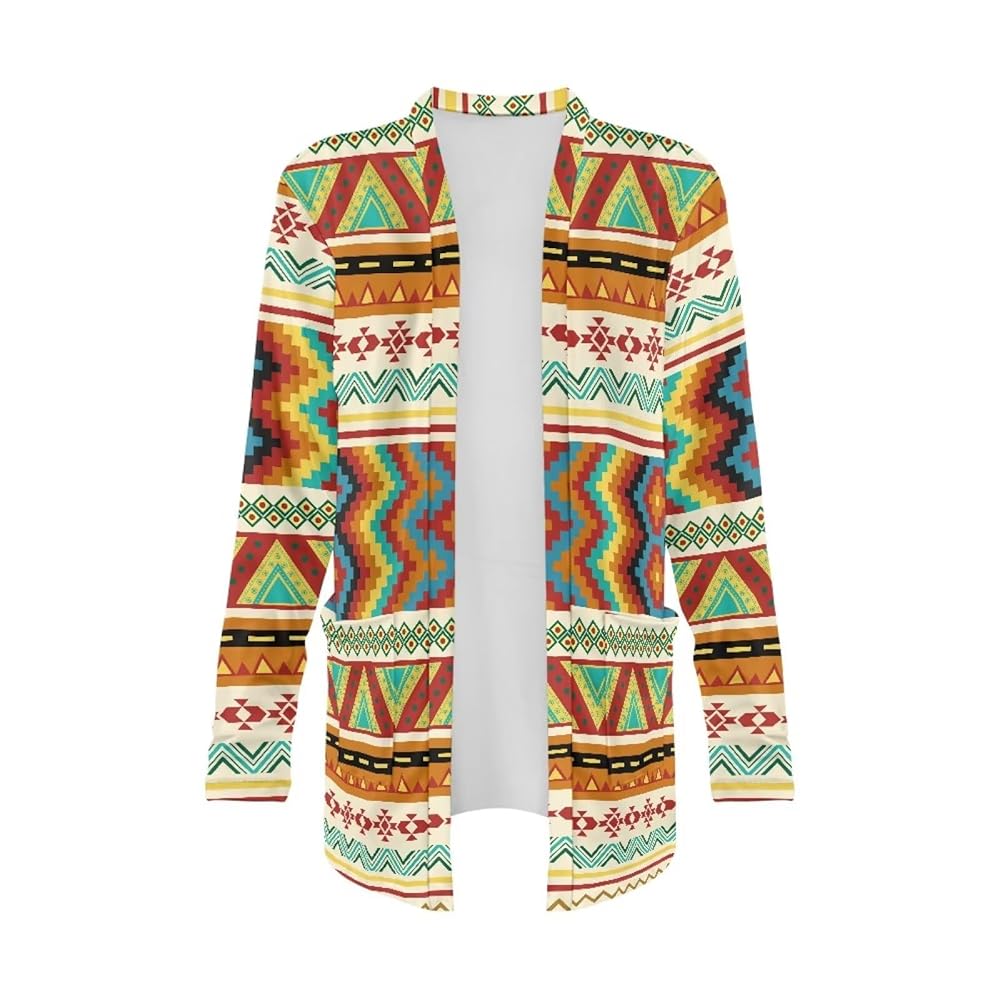 Amazon.com: Srengjodk Aztec Cardigan for Women Aztec Clothes